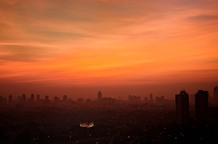 Sunrise in Jakarta