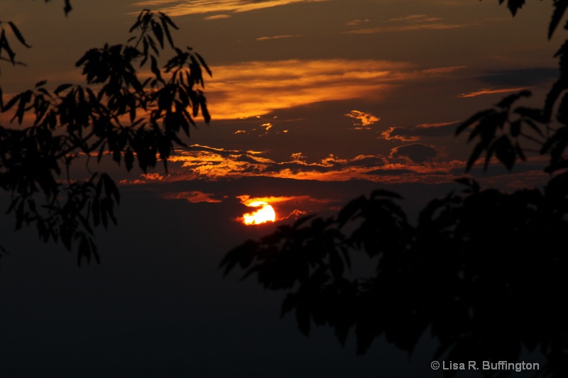 Sunset on Pilot Mountain - ID: 8955822 © Lisa R. Buffington