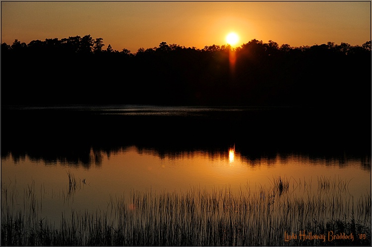 Sunset on Lake Sheeler