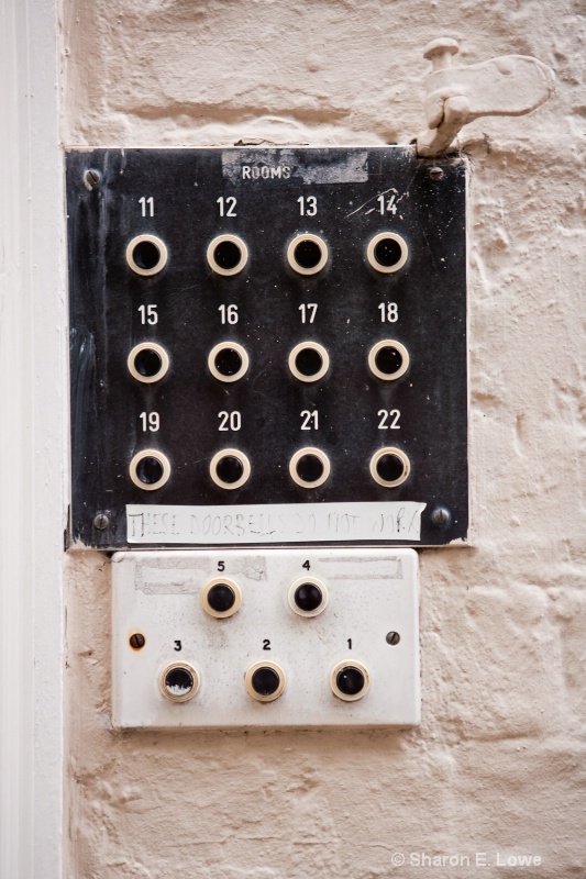 Doorbells, Cambridge, England - ID: 9012828 © Sharon E. Lowe