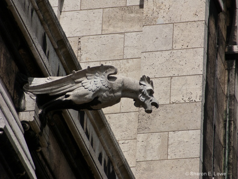 Gargoyle, Basilique du Sacre-Coeur, Paris - ID: 9026387 © Sharon E. Lowe