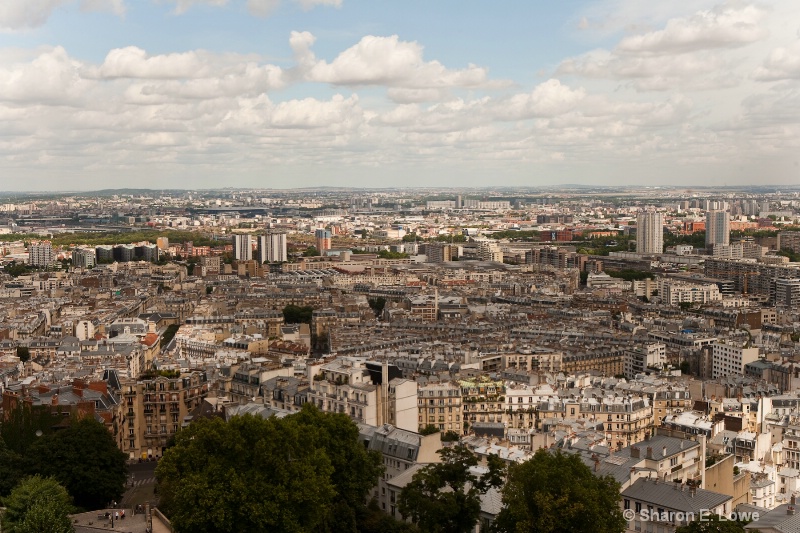 View from Basilique du Sacre-Coeur, Paris - ID: 9033382 © Sharon E. Lowe
