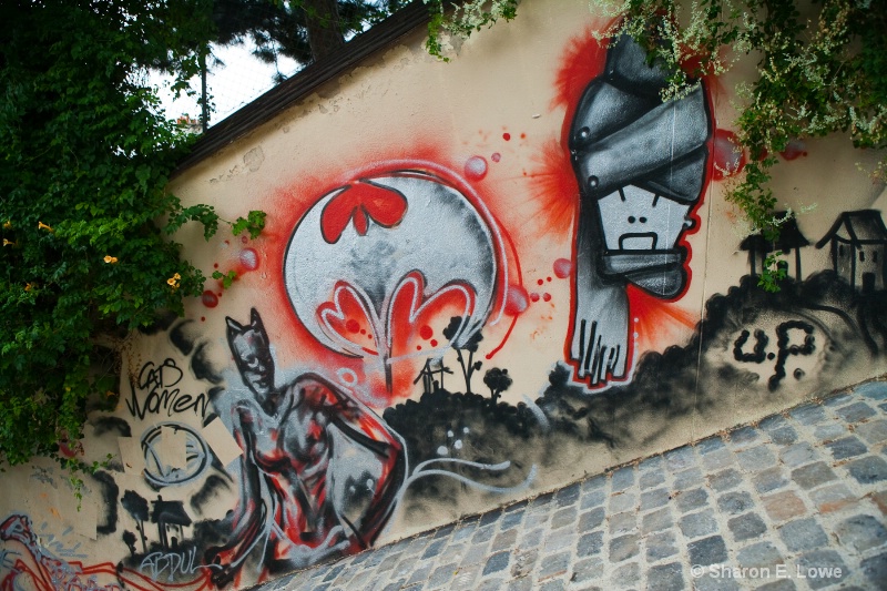 Art or graffiti?, Montmarte, Paris