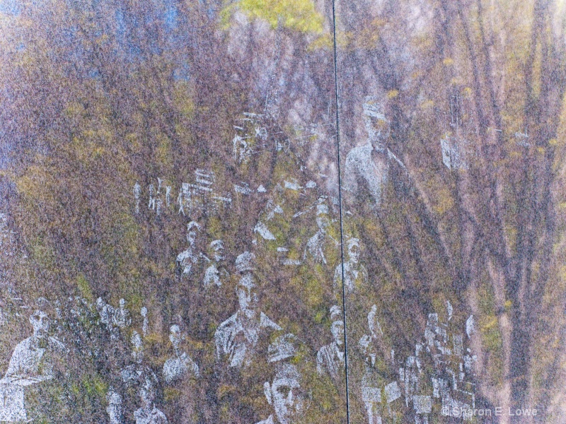 Faces on wall, Korean War Memorial,   Washington,  - ID: 9060710 © Sharon E. Lowe