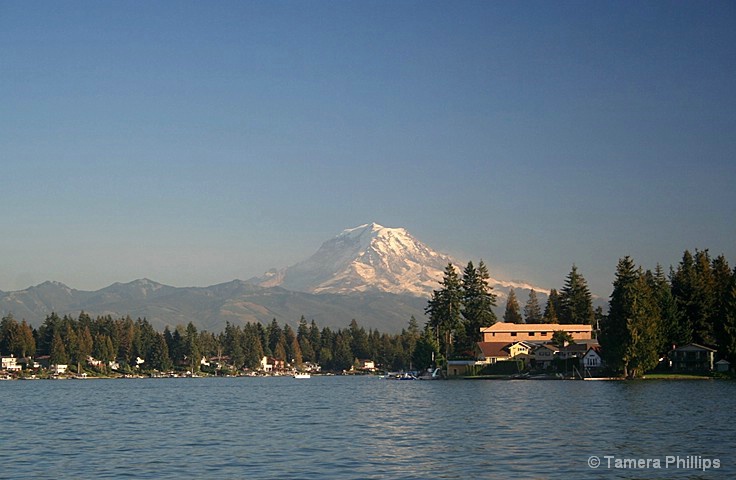 Mt. Rainier from Lake Tapps