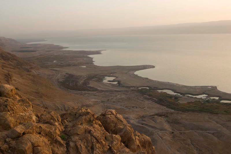 Dead Sea shore scinery