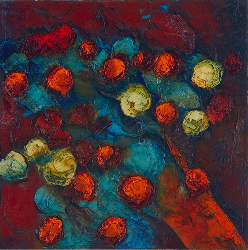 Bouquet  24" x 24" - ID: 9103441 © June  R. Blanco 