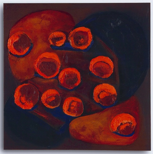 Eleven Organic Shapes  24" x 24" - ID: 9103466 © June  R. Blanco 