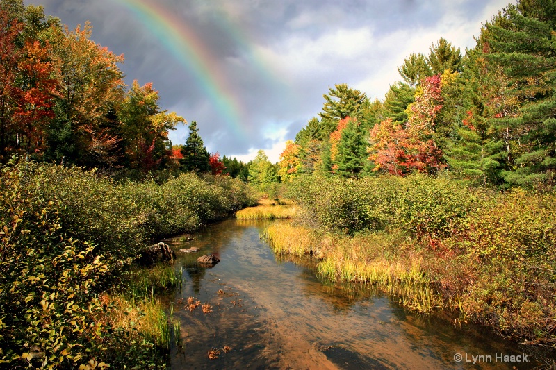 Autumn River Rainbow