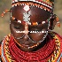 © Cheryl  A. Moseley PhotoID# 9183895: Africa Kenyan Samburu shyness of teenage girl 7629