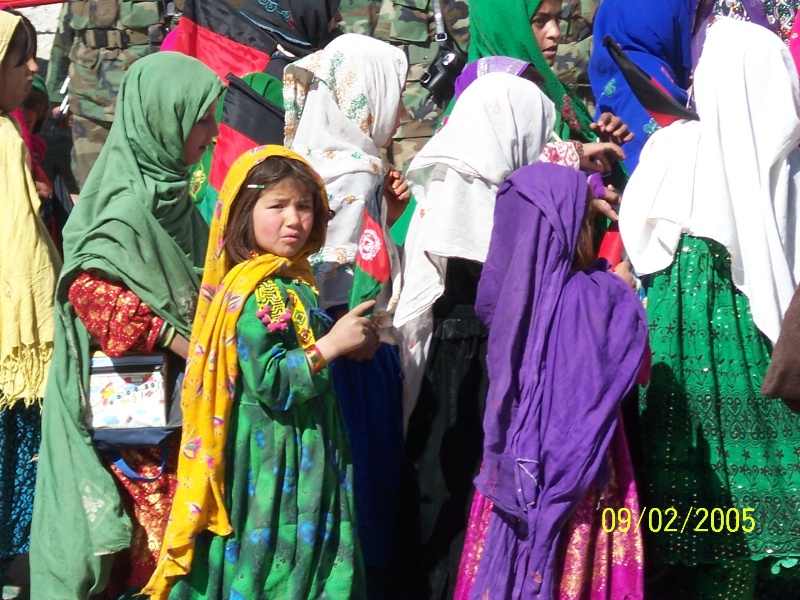 afghan girl  opening ceremony 