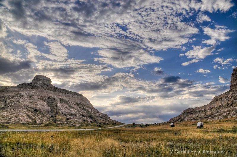 Mitchell Pass on the Oregon Trail