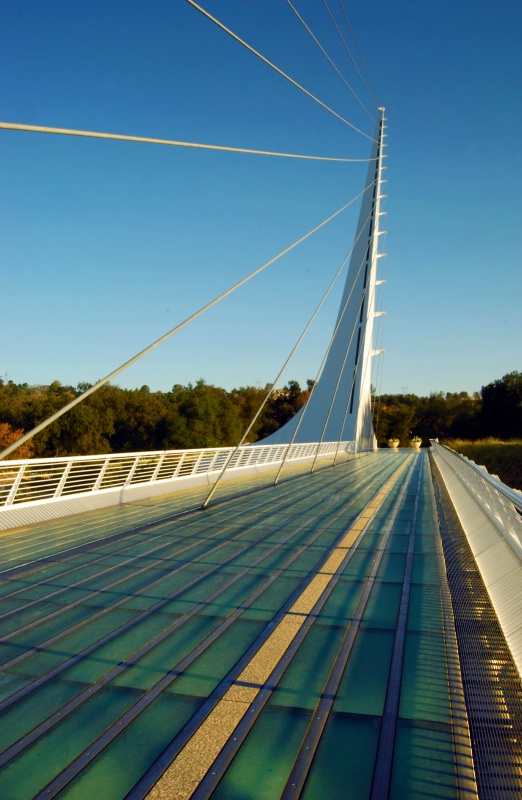 The Sundial Suspension Bridge