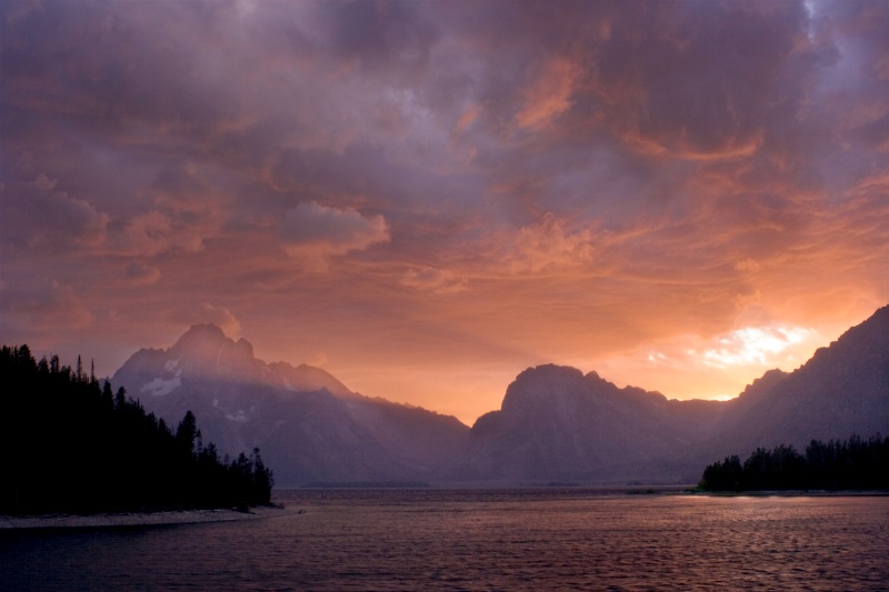 Colter Bay Sunset - ID: 9230914 © Patricia A. Casey