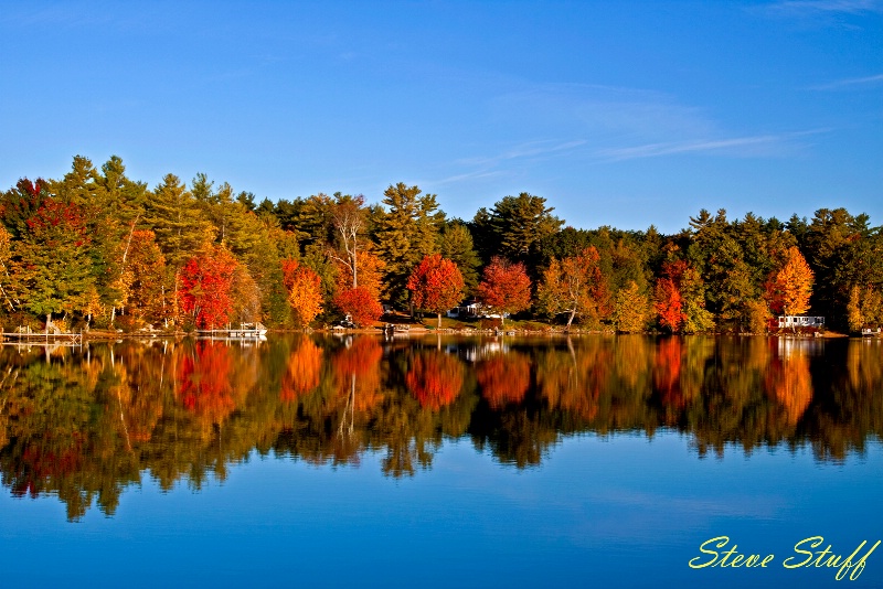 Autumn Reflections in Maine