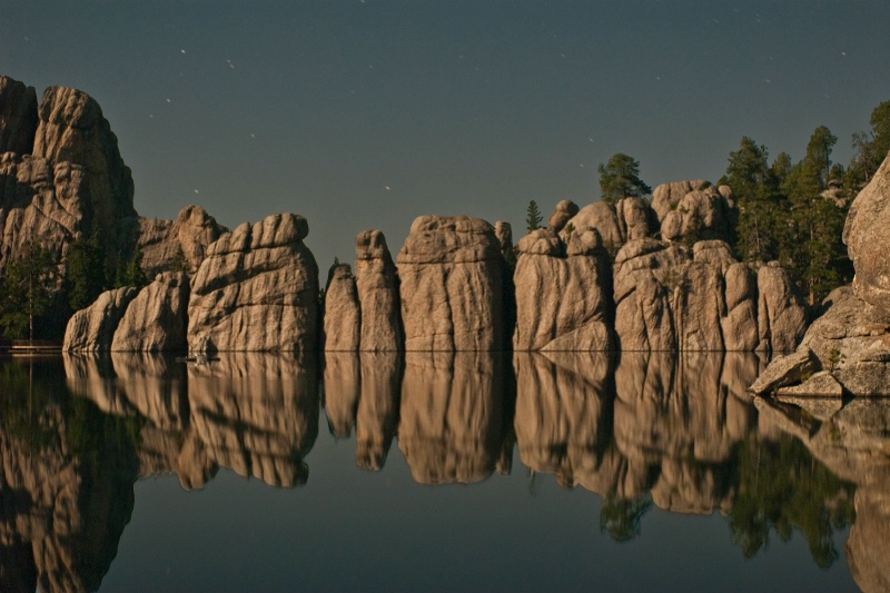 Midnight on Sylvan Lake