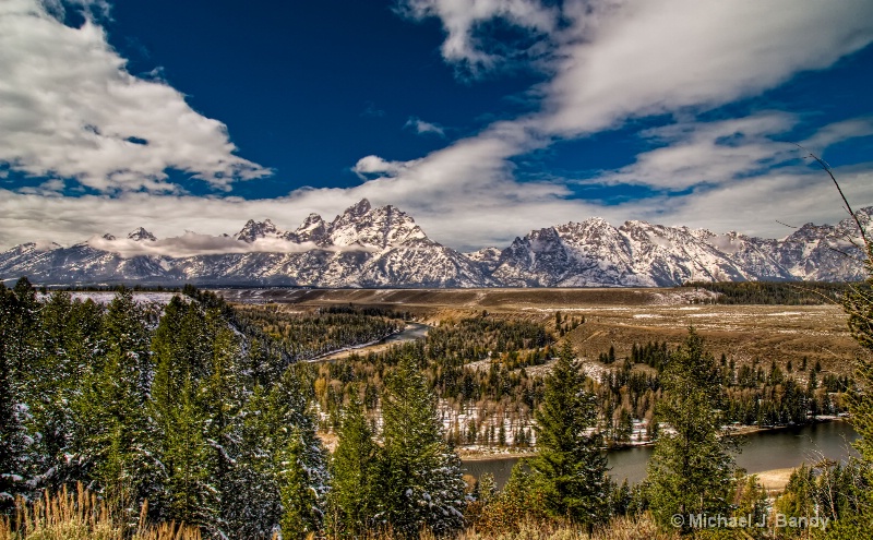 Snake River Overlook after the snow- HDR 2
