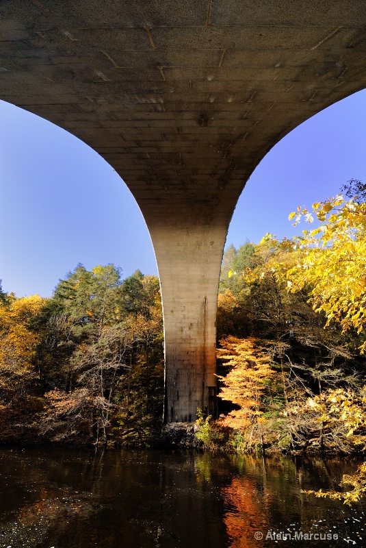 Echo Bridge in the Fall, Newton, Massachusetts