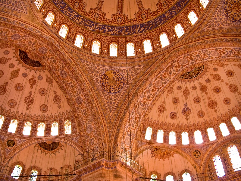 Istanbul - Inside Blue Mosque