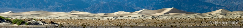 Death Valley Dunes Panorama 2