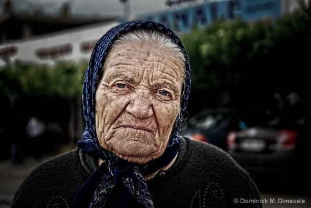 AN OLD LADY FROM CORINTH, GREECE