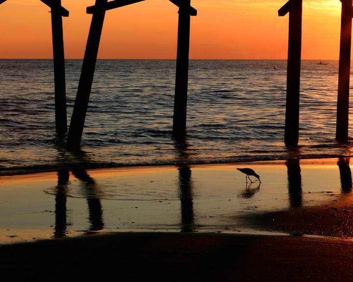 Oceana Pier at Sunset