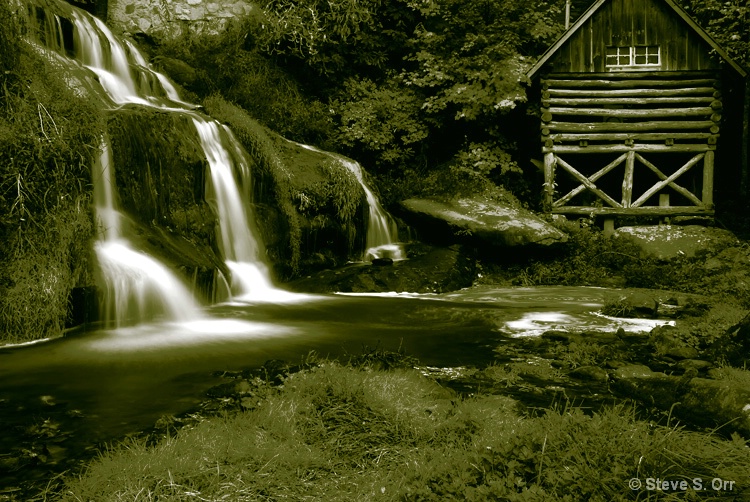 NC Waterfalls Quadtone