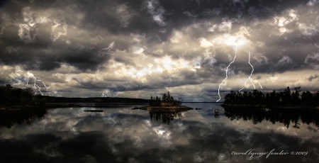 Storm in Belfast, ME