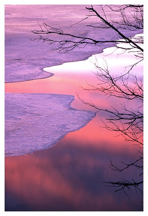 Sunset Ice - ID: 9350381 © Jim D. Knelson