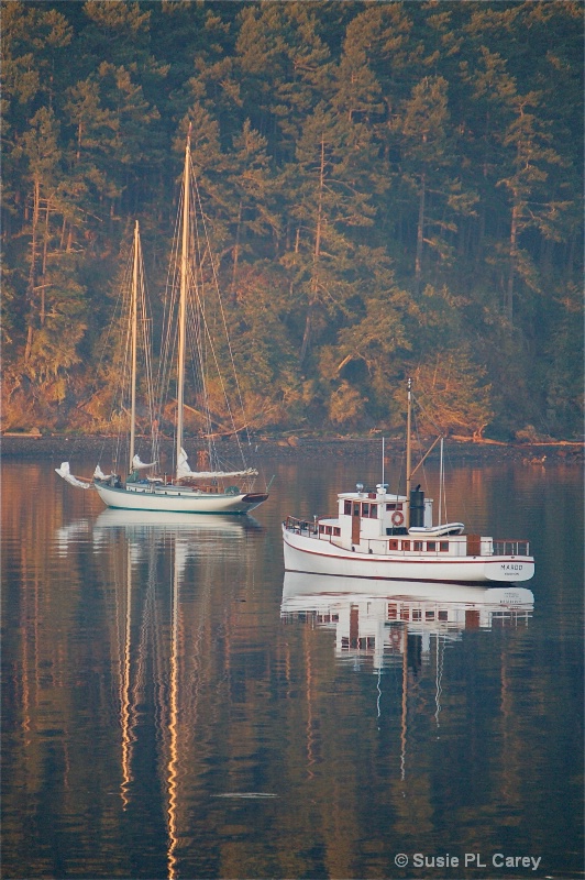 Sailboat vs Powerboat - ID: 9375377 © Susie P. Carey