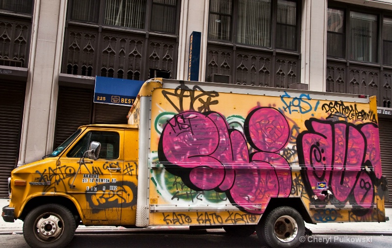 transportation graffiti truck