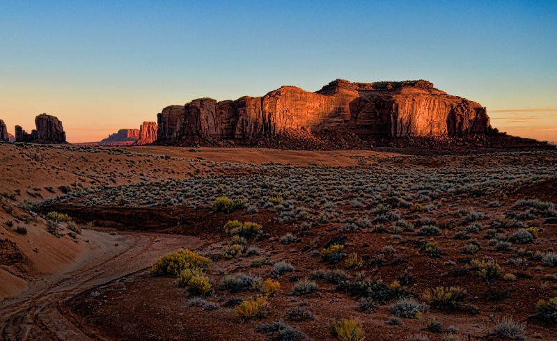 Morning in Monument Valley