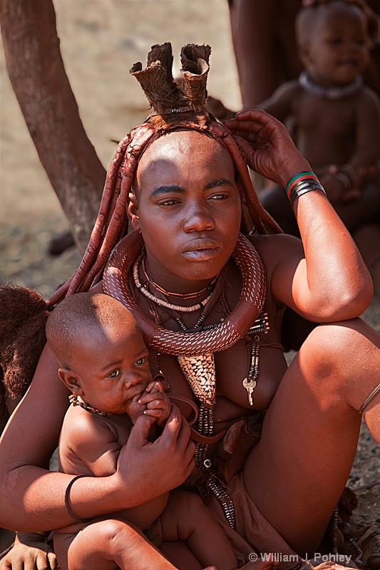 Himba woman and child (9266) - ID: 9403217 © William J. Pohley