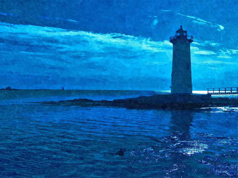 Portsmouth Lighthouse in Oil