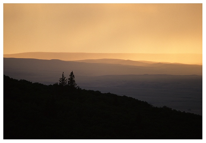 Cypress Hills Sunset Rain - ID: 9413522 © Jim D. Knelson