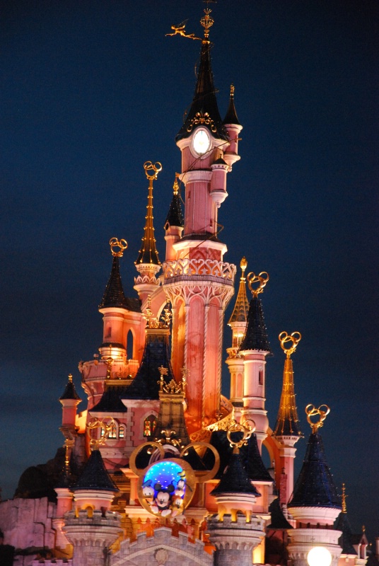 Mickey's Castle - Euro Disney - Night