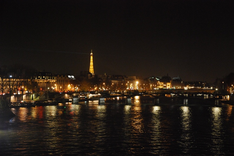 Night shot over the River Seine