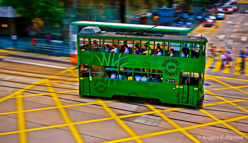Traditional Hong Kong Tram