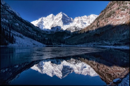 Maroon Bells at Sunrise