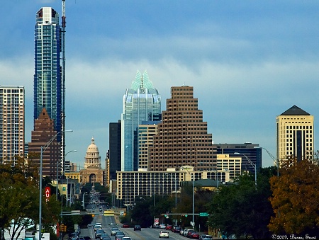The Frost Tower in Downtown Austin