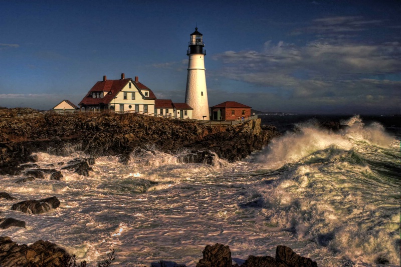 Portland Headlight after the Storm