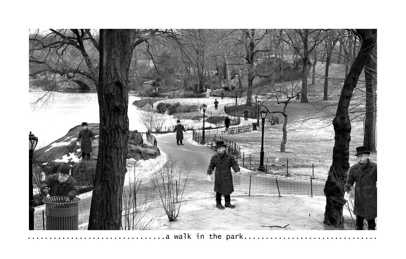 winterscene in central park