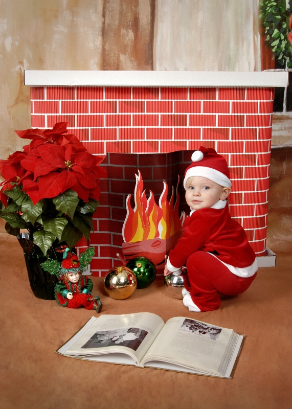 Comming down the chimney