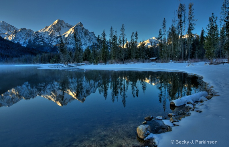 Stanley Lake and McGowan Peak