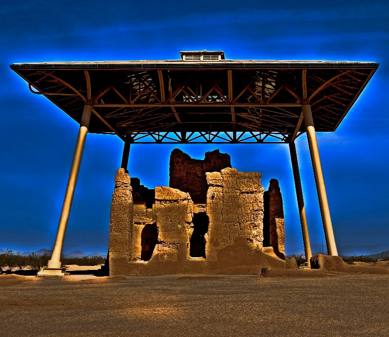 "The Great House - Casa Grande Ruins,  Coolidg