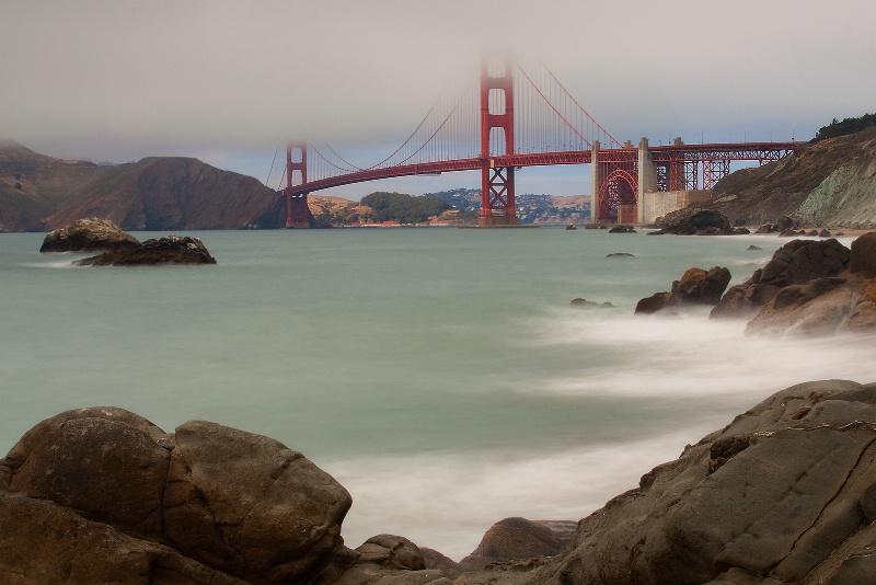Golden Gate Bridge 7-31-09 - ID: 9598060 © Robert A. Burns