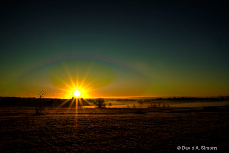 Misty Sunrise