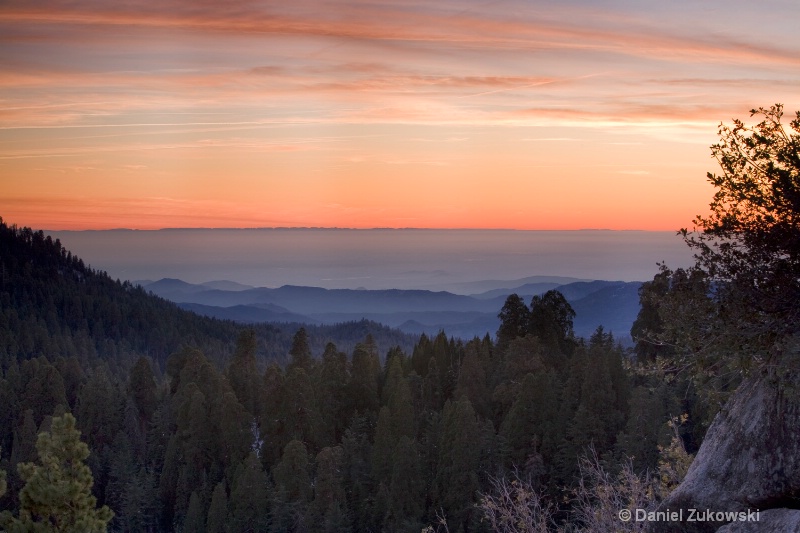 Sunset Over Redwood Canyon