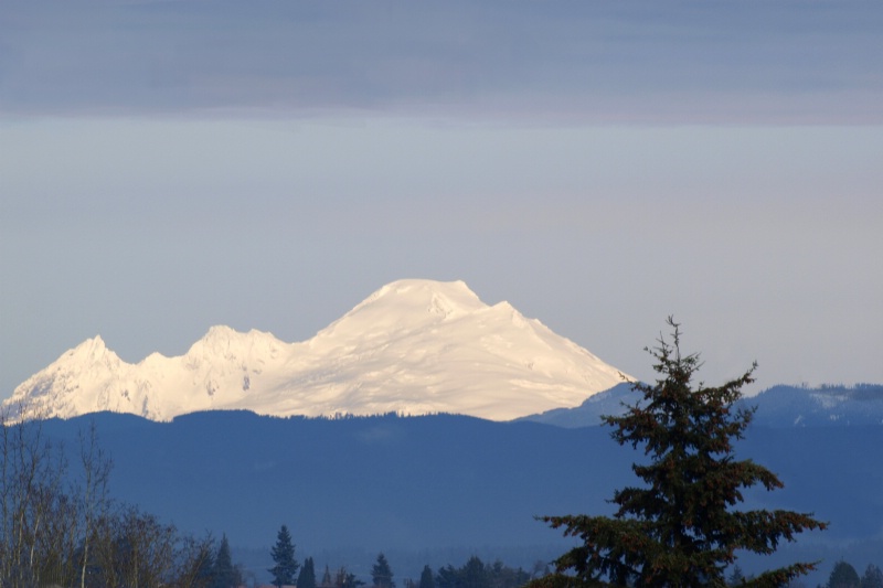 A Morning View Of Mt. Baker