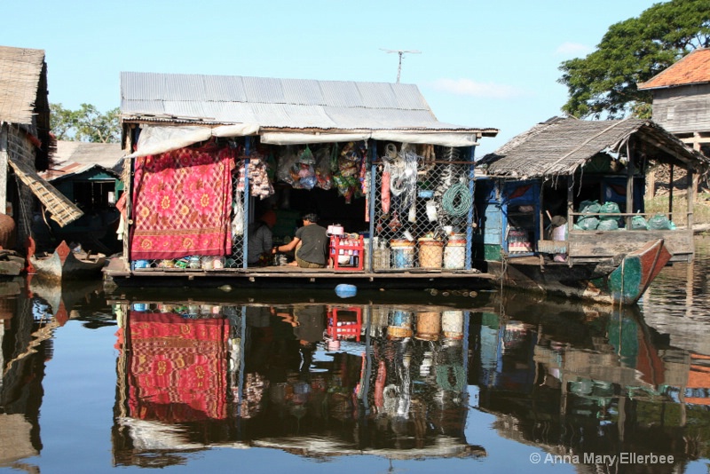 Floating Store - Cambodia